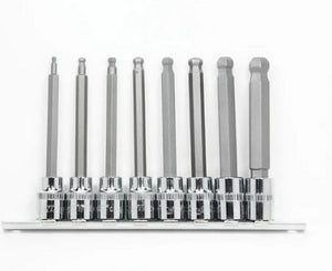 Chicane 8 Piece 3/8 DR Extra Long Ball-End Hex Bits Socket Set - CH4022